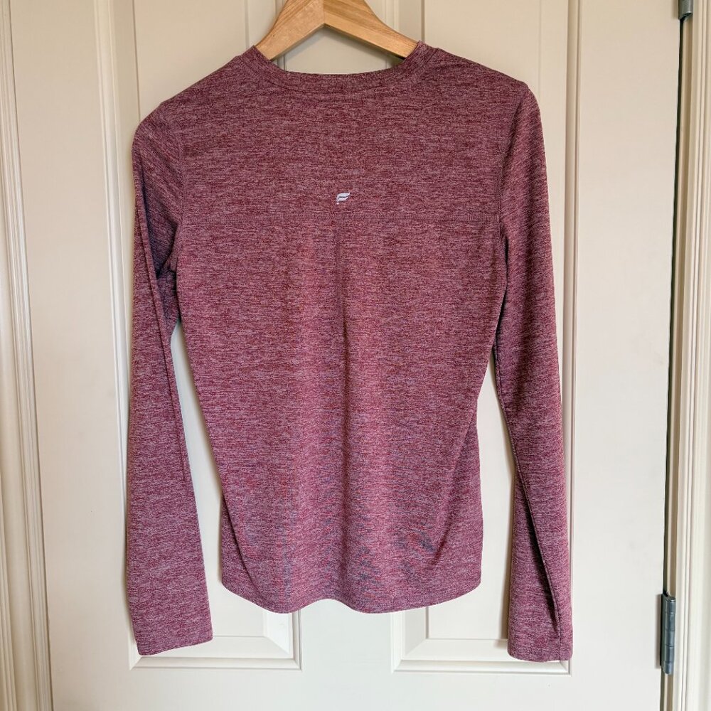 FABLETICS Core Long-Sleeve Underscrub Moonlight Mauve Heather Size S - Picture 4 of 6